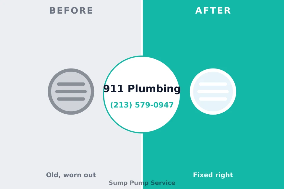 Before and after: plumbing repair Palestine, IN